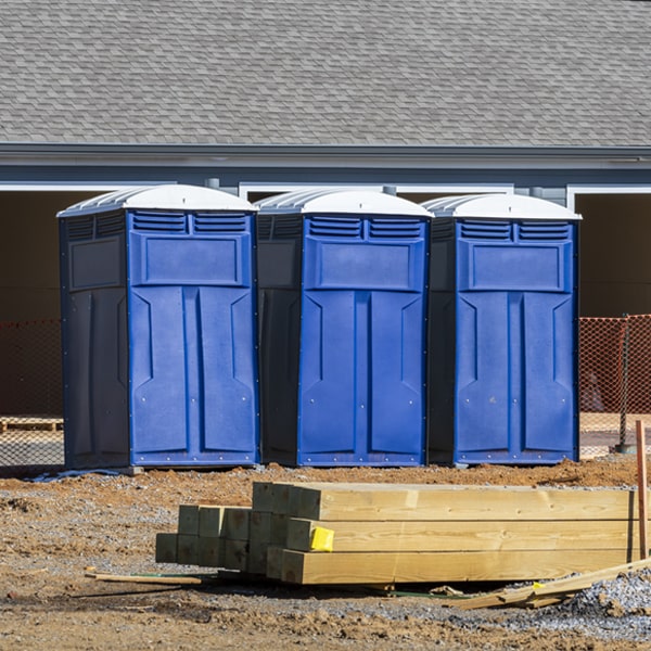 are there any restrictions on where i can place the porta potties during my rental period in Vass